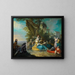 Scene galante - Jacques Sébastien Leclerc — ingelijst kunstwerk aan de muur