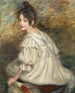 Meis in witte jurk - Jacques - Émile Blanche — weergave van het kunstwerk
