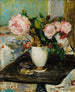 Bloemen in een vaas - Jacques-Émile Blanche — weergave van het kunstwerk