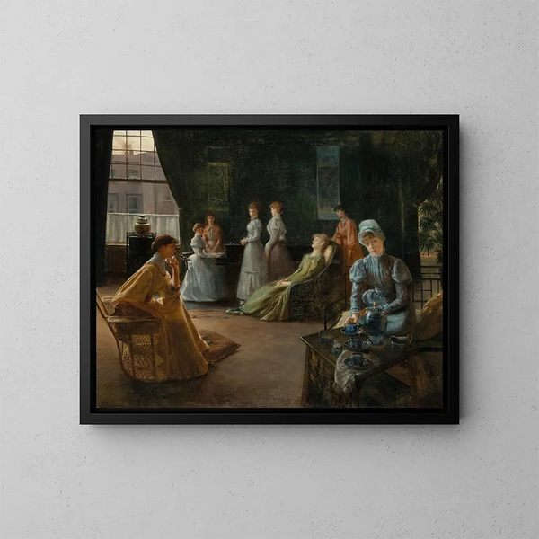 Binnenhuis in Londen - Jacques-Émile Blanche — ingelijst kunstwerk aan de muur