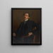 Portret van Maurice Barrès - Jacques-Émile Blanche — ingelijst kunstwerk aan de muur
