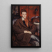Portret van René Crevel 1900-1935 schrijver - Jacques-Émile Blanche — ingelijst kunstwerk aan de muur