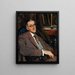Portret van James Joyce 1882-1941 Auteur - Jacques-Émile Blanche — ingelijst kunstwerk aan de muur