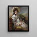 Pouponne Zelinska in mandje - Jacques-Émile Blanche — ingelijst kunstwerk aan de muur