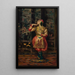 Vaslav Nijinsky dans Danse siamoise - Jacques-Émile Blanche — ingelijst kunstwerk aan de muur