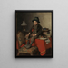 Bon avec un long tuyau - Jahn Ekenaes — ingelijst kunstwerk aan de muur