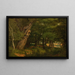 Landschap van de Prater - Jakob Alt — ingelijst kunstwerk aan de muur