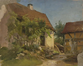 Ferme - Jakob Becker — weergave van het kunstwerk