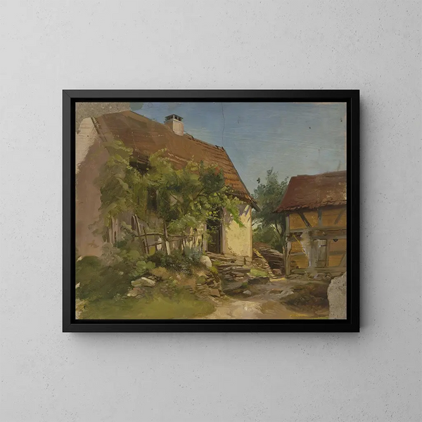 Farm - Jakob Becker — framed artwork on a wall