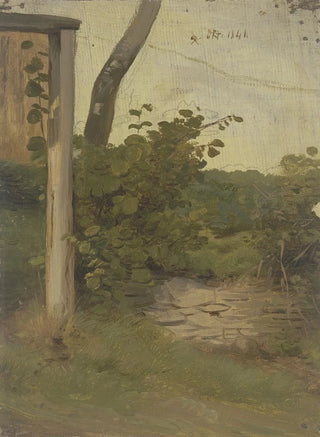 Jakob Becker - Meadow with small wall.webp