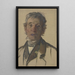 Oud boer - Jakob Becker — ingelijst kunstwerk aan de muur