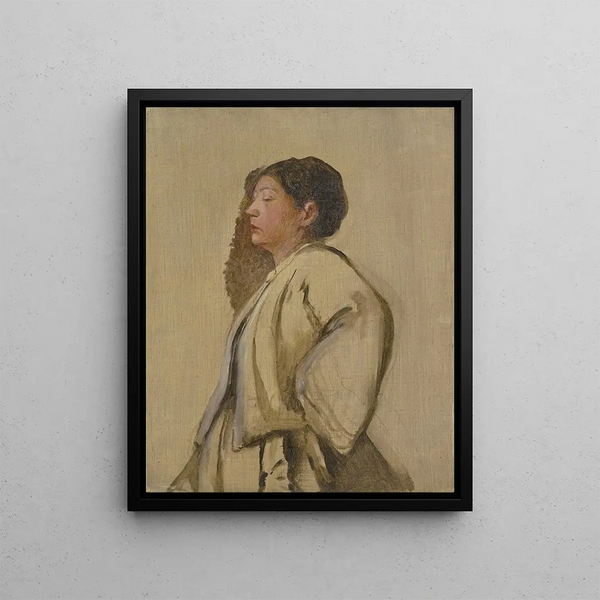 Jakob Becker - Portrtstudie einer jungen Frau.webp