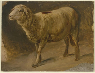 Moutons - Jakob Becker — weergave van het kunstwerk