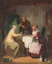 De cafébezoek - Jakob Emanuel Gaisser — weergave van het kunstwerk