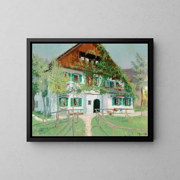 Summer Light Farm - Jakob Koganowsky — framed artwork on a wall