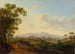 van Vue sur les églises S. Agnese fuori le mura et S. Costanza à Rome - Jakob Philipp Hackert — weergave van het kunstwerk
