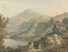 Lac Nemi - Jakob Philipp Hackert — weergave van het kunstwerk