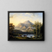 Landschap met uitzicht op Itri - Jakob Philipp Hackert — ingelijst kunstwerk aan de muur
