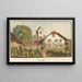 Aetingen - Jakob Samuel Weibel — ingelijst kunstwerk aan de muur