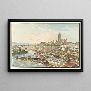 Jakob Samuel Weibel - Berne dpuis la Route de Thoune.webp