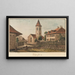 Bürglen - Jakob Samuel Weibel — ingelijst kunstwerk aan de muur