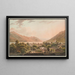 Brienz en het Brienzmeer richting Interlaken - Jakob Samuel Weibel — ingelijst kunstwerk aan de muur