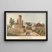 Diesbach nabij Büren - Jakob Samuel Weibel — ingelijst kunstwerk aan de muur