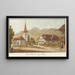 Diesbach nabij Thun - Jakob Samuel Weibel — ingelijst kunstwerk aan de muur