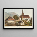 Frutigen Painting - Jakob Samuel Weibel — framed artwork on a wall