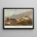 Gadmen - Jakob Samuel Weibel — ingelijst kunstwerk aan de muur