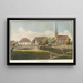 Graffenried - Jakob Samuel Weibel — ingelijst kunstwerk aan de muur