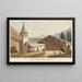 Gsteig près de Saanen - Jakob Samuel Weibel — ingelijst kunstwerk aan de muur