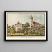 Hilterfingen - Jakob Samuel Weibel — ingelijst kunstwerk aan de muur