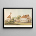 Koppigen - Jakob Samuel Weibel — ingelijst kunstwerk aan de muur