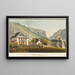 Lauterbrunnen - Jakob Samuel Weibel — ingelijst kunstwerk aan de muur