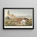 Limpach - Jakob Samuel Weibel — ingelijst kunstwerk aan de muur