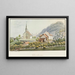 Melchnau - Jakob Samuel Weibel — ingelijst kunstwerk aan de muur