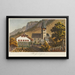 Meiringen - Jakob Samuel Weibel — ingelijst kunstwerk aan de muur