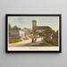 Oberbourg - Jakob Samuel Weibel — ingelijst kunstwerk aan de muur