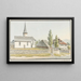 Rüderswil - Jakob Samuel Weibel — ingelijst kunstwerk aan de muur
