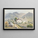 Rexau - Jakob Samuel Weibel — ingelijst kunstwerk aan de muur