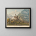 Kasteel Wimmis - Jakob Samuel Weibel — ingelijst kunstwerk aan de muur