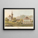 Signau - Jakob Samuel Weibel — ingelijst kunstwerk aan de muur