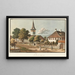 Thurnen - Jakob Samuel Weibel — ingelijst kunstwerk aan de muur
