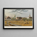 Uzistorf - Jakob Samuel Weibel — ingelijst kunstwerk aan de muur