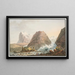 Vue des Glaciers de Grindelwald - Jakob Samuel Weibel — ingelijst kunstwerk aan de muur
