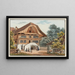 Uitzicht op de herberg van Matten, kanton Bern - Jakob Samuel Weibel — ingelijst kunstwerk aan de muur