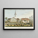 Worb - Jakob Samuel Weibel — ingelijst kunstwerk aan de muur