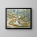 van een schilderij dicht bij Interlaken, Rügen - Jakob Samuel Weibel — ingelijst kunstwerk aan de muur