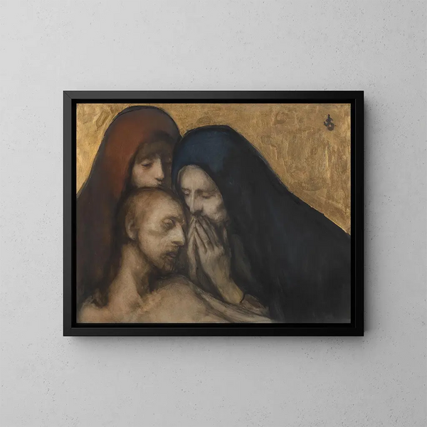 Lamentation of Christ - Jakob Smits — framed artwork on a wall